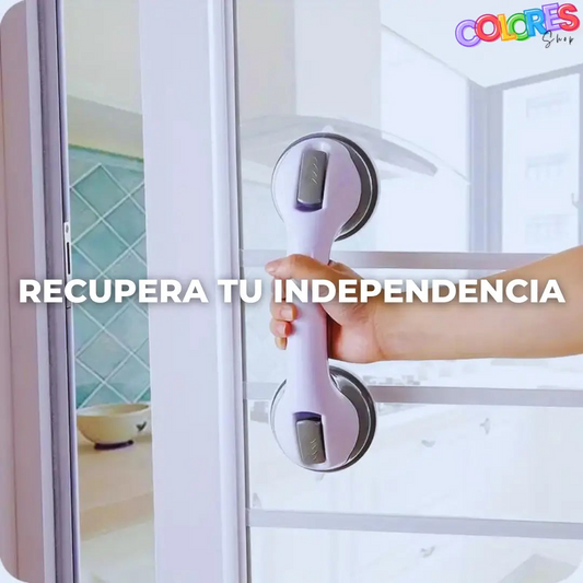 AGARRE DE SEGURIDAD PARA BAÑO +  ALFOMBRA ANTIDESLIZANTE