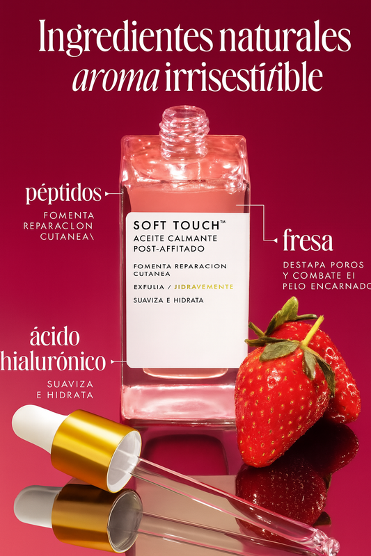 🌸 Soft Touch™ Aceite Calmante Post-Afeitado